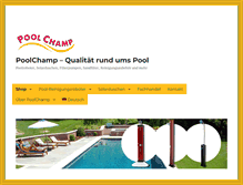 Tablet Screenshot of poolchamp-global.com